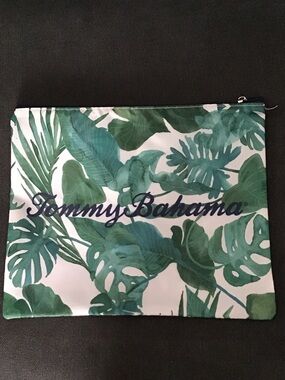 Tommy Bahama Wet Bag Green Tropical Leaf Pattern